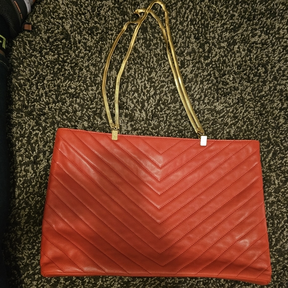 YSL  chevron leather Tote bag - Picture 3 of 7